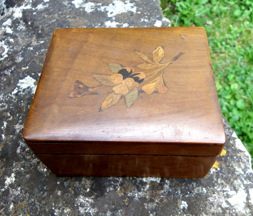 Boîte ancienne bois - boÎte, en
