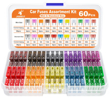 60 Fusibles pour voiture et camion (2A 3A 5A 7.5A 10A 15A 20A 25A 30A 35A 40A)