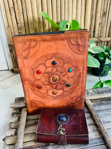 Carnet cuir pour - carnet, 13"