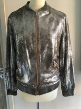 Blouson Zara Woman neuf gris argenté T: M