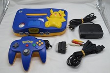 Console Nintendo 64 N64 Pikachu Pokémon complète manette câble