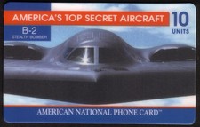 Carte Téléphonique B-2 Stealth Bomber - L'Avion Top Secret D'Amérique