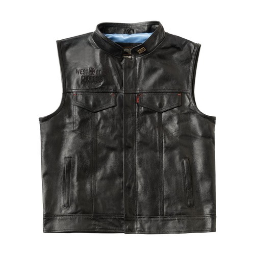 Gilet équitation cuir - en,