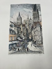 Gravure Eau Forte Signée