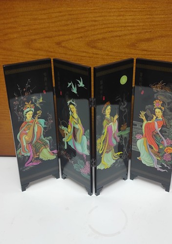 Mini paravent chinois volets - paravent,