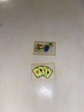 IMAGE NO PANINI STICKER CHEWING GUM MAY 1CHOIX AVION CARTE CARRÉ D’AS