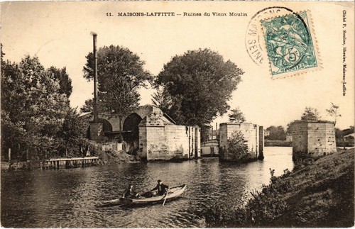Cpa maisons laffitte - maisons-laffitte, ruines
