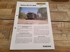Volvo FL10 6x6 militaire juin 96     brochure catalogue prospectus