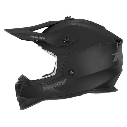 Casque cross nox n633 - noir, mat
