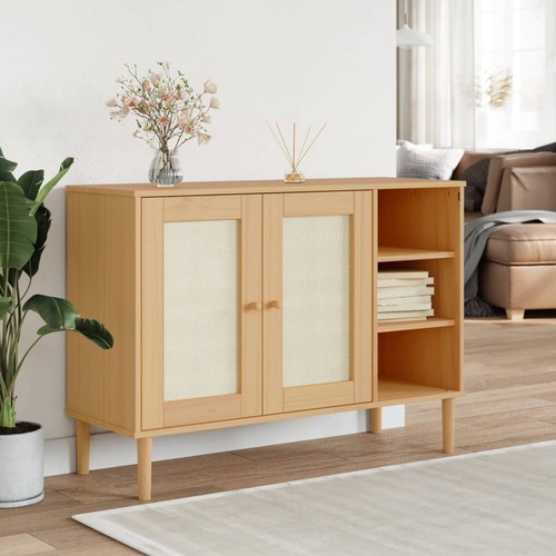 Buffet aspect rotin armoire - rotin,