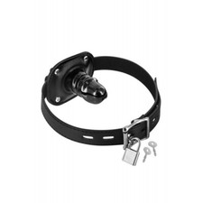 Bâillon gode black bdsm sextoys bondage fetish 9,5 x 3 cm soumission