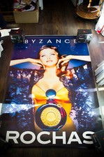 ROCHAS ✯ BYZANCE French Bus Vintage Advertising Fashion Poster Original 1990's