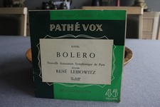 45 tours   -  BOLERO   RAVEL  -  LEIBOWITZ  -