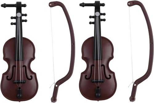 2pcs miniature violin - 2pcs,