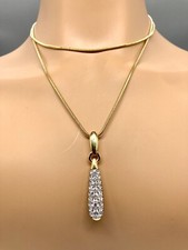 Vintage swarovski pave gold - vintage,