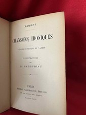 XANROF - Chansons ironiques, paroles et musique de Xanrof. Flammarion, vers 1900