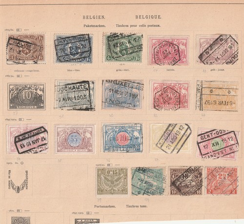 Belgique timbres anciens - belgique!,