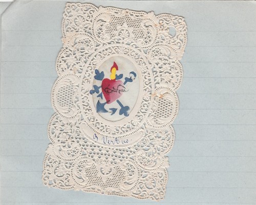 Ancienne image pieuse dentelle - pieuse,
