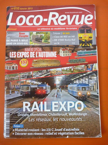 Magazine train loco revue - train, ho