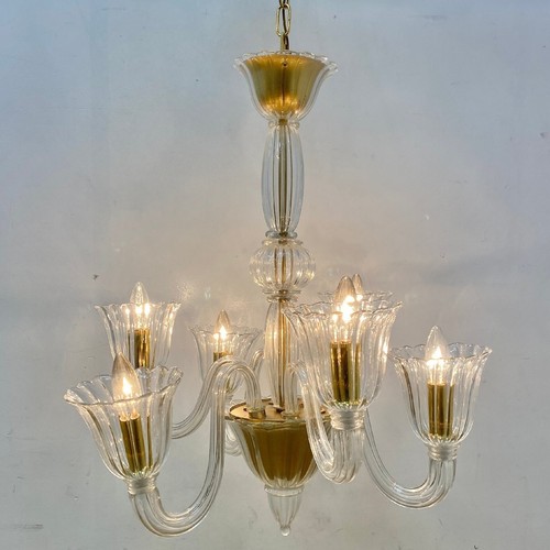 Lampe lustre verre soufflé - lampe,