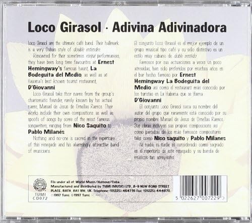 Loco girasol adivina - loco,