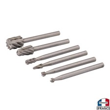 6 x Fraise HSS 3.17mm