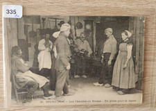 BOURG Les Ebaudes en Bresse - En place pour le carré / Carte postale référencée