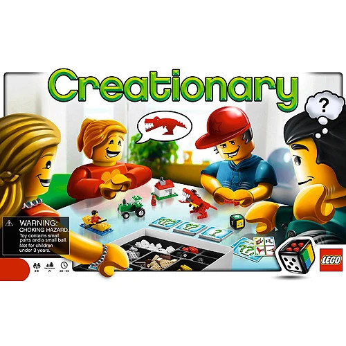 Lego creationary board game - lego,