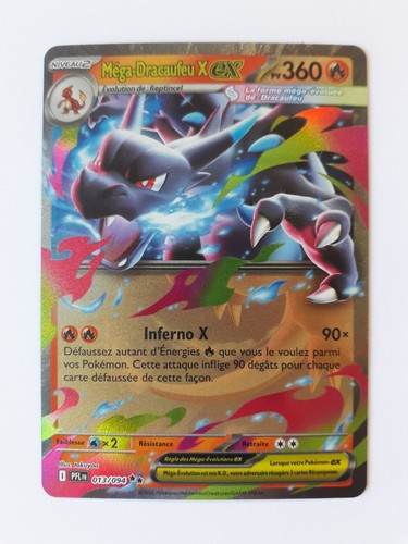 Carte pokémon méga - pokémon, méga-dracaufeu