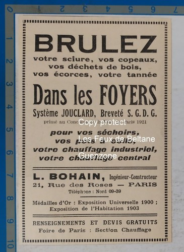 Foyers systeme jouclard brule - foyers,