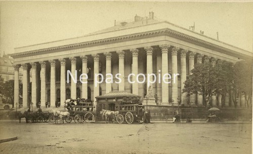 Paris bourse vers 1875 par - 1875,