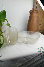 Service à Salade de Fruits en Verre - Forme de Pomme, 7 Pièces