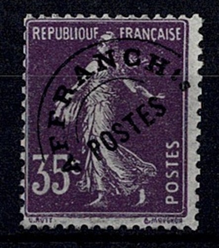 France timbre preoblitere - france,