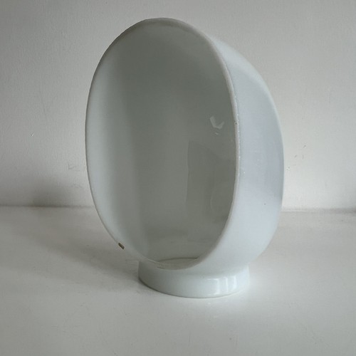 Rare réflecteur verre opalin