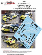 DECALS 1/43 REF 2899 Citroën