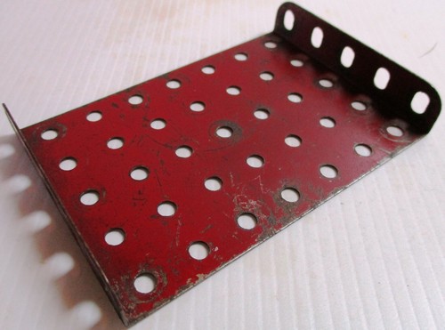 Meccano flanged plate 7 x - -,