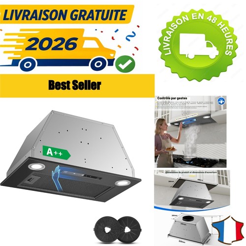Hotte aspirante 52cm - hotte,
