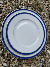 Haviland Toscane Lazuli  4  assiettes Plates Dîner Porcelaine De Limoges