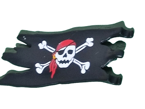 Playmobil drapeau noir ref - noir,
