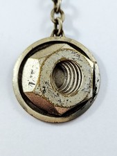 PORTE-CLES - Écrou EFFET 3D - DÉGRIPPANT NOXYDOL - Vintage MÉTAL Années 60 -