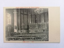 CPA Très Rare Dom-Tom ÉGLISE SAINT PIERRE du GROS CAILLOU Maitre Autel