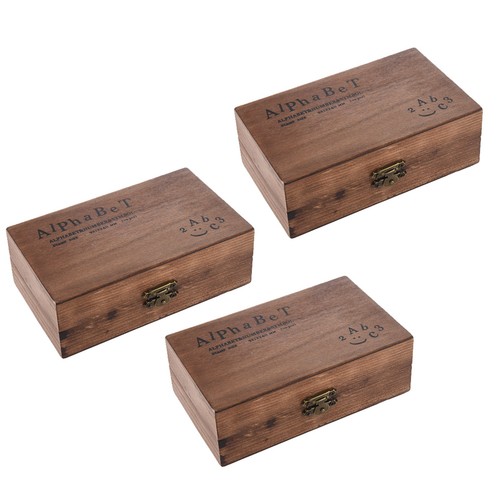 Coffret 210 tampons bois - coffret,