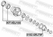 Roulement de demi-arbre
