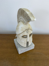 Ancien Buste Casque LEONIDAS Tête Guerrier Spartiate Décoration Vintage #C042