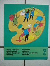 TINTIN  /  ALBUM A COLORIER  /