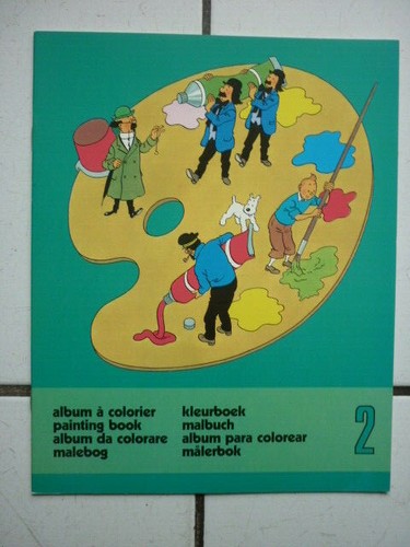 Tintin album colorier - colorier, /