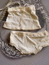 ANCIEN SOUS VETEMENT   POUPEE POUPON CULOTTE  TRICOT DE PEAU