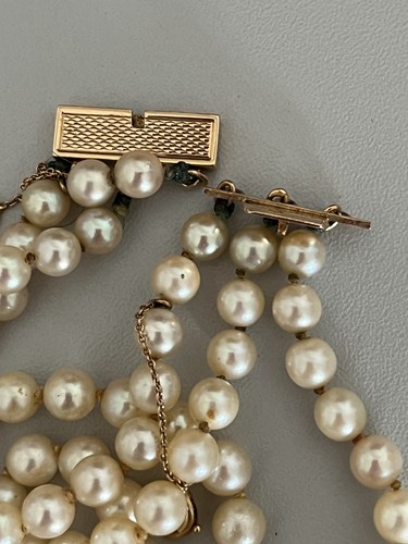 6608 collier rangs - rangs, perles