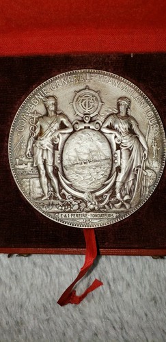 Medaille argent massif vermeil - argent,
