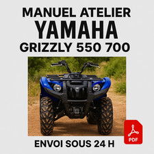 Manuel Atelier Yamaha Grizzly 550 700 Revue Technique Quad Français RMT CD PDF